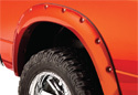 Image is representative of Bushwacker Pocket Style Color Fender Flares.<br/>Due to variations in monitor settings and differences in vehicle models, your specific part number (30918-53) may vary.