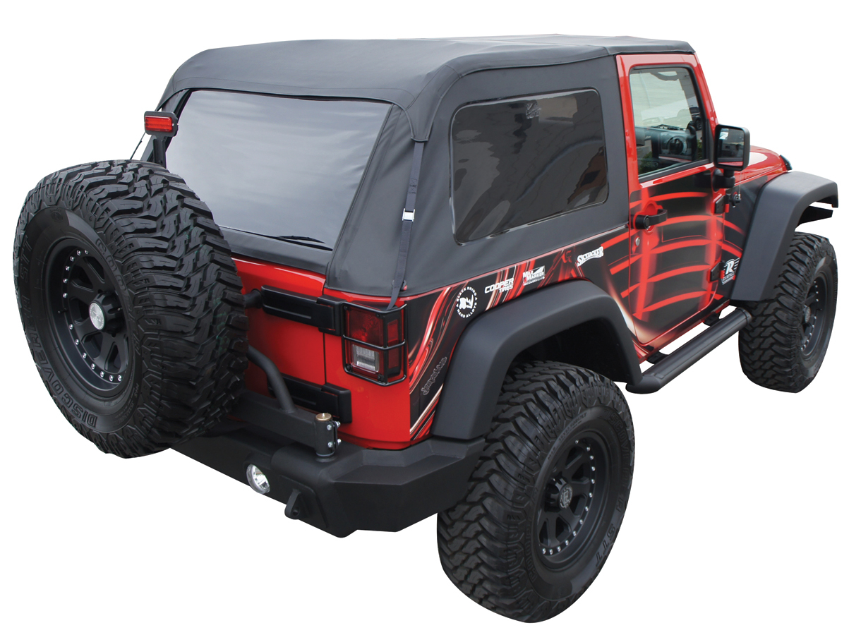 1992-1995 Jeep Wrangler Rampage Frameless Trail Soft Top - Rampage 109435