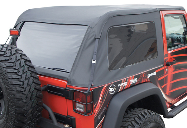 1992-1995 Jeep Wrangler Rampage Frameless Trail Soft Top - Rampage 109435