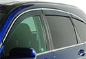 Image is representative of AVS Matte Black Seamless Window Deflectors.<br/>Due to variations in monitor settings and differences in vehicle models, your specific part number (774040) may vary.