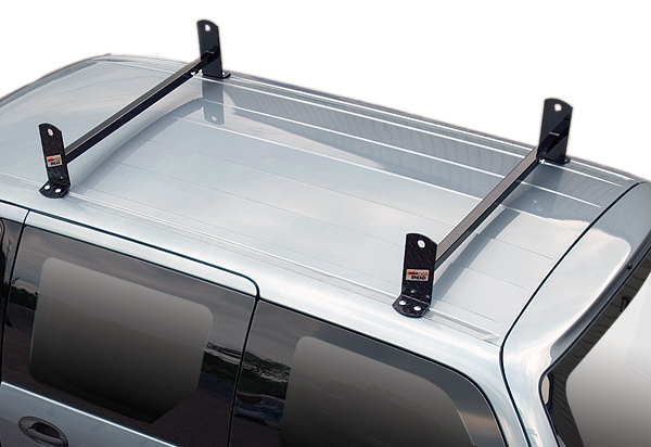 Cross tread ladder rack clearance