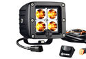 Image is representative of KC Hilites C-Series LED Cube Lights.<br/>Due to variations in monitor settings and differences in vehicle models, your specific part number (1330) may vary.