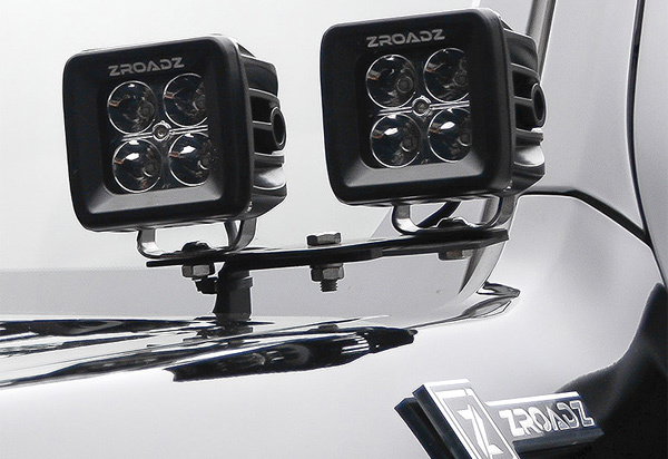 ZROADZ Hood Hinge LED Light Pod Kit