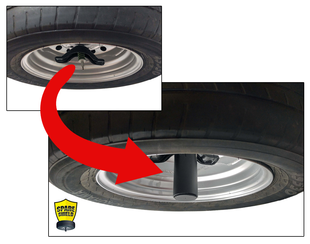Pop & Lock Spare Shield Tire Lock Spare Tire Protector Ships Free