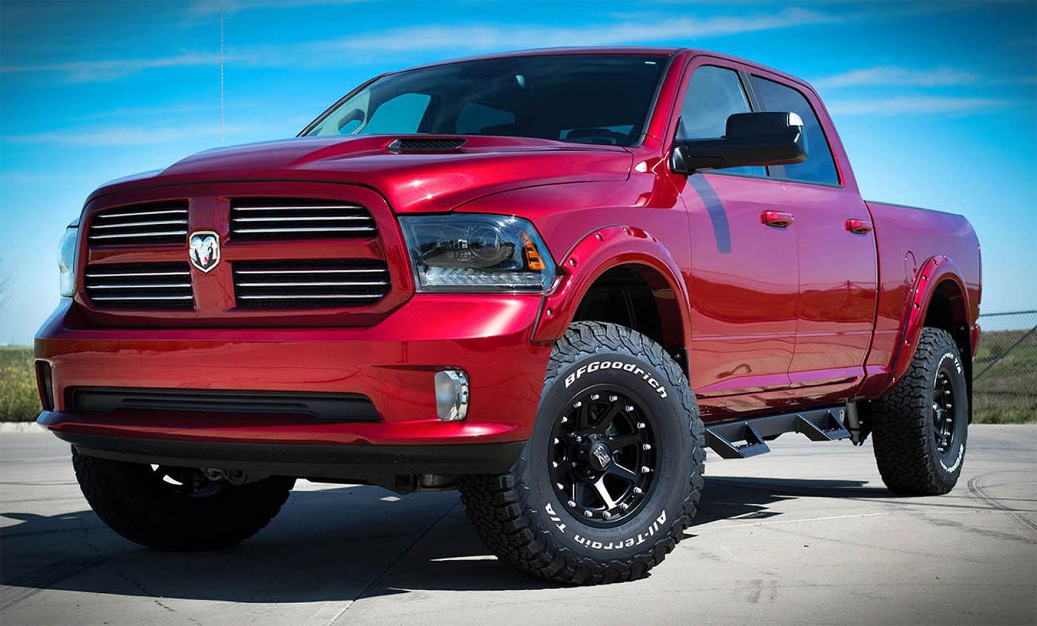 Dodge Ram Fender Flares Painted