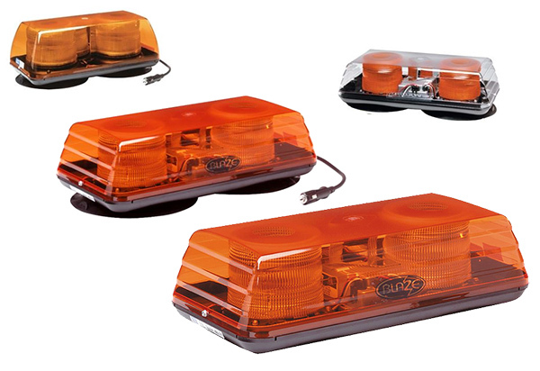 ECCO Amber Strobe Mini Light Bar 