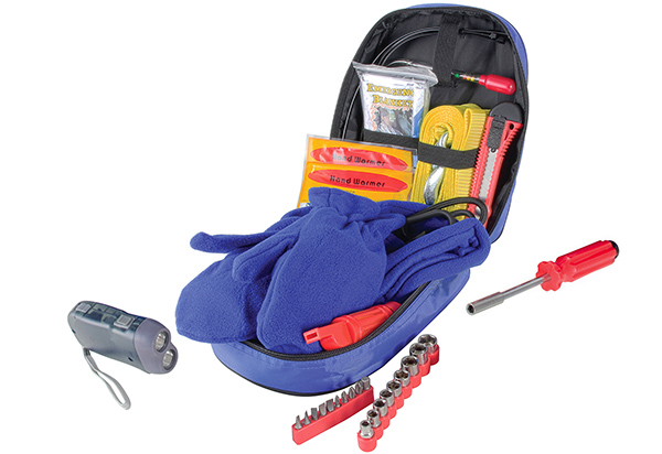 Hopkins 40-Piece Winter Car Emergency Safety Kit
