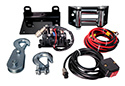 Image is representative of DK2 Warrior Ninja Series ATV UTV Electric Winch.<br/>Due to variations in monitor settings and differences in vehicle models, your specific part number (C2500N) may vary.