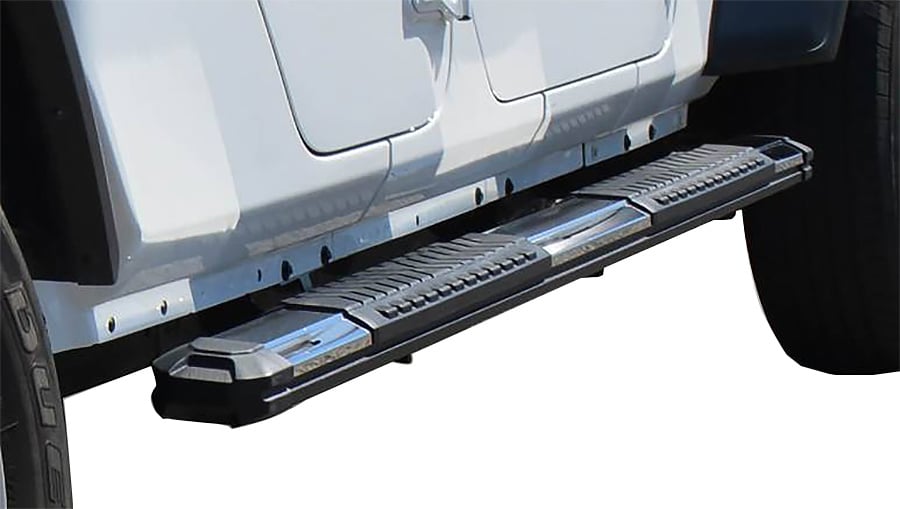 black running boards