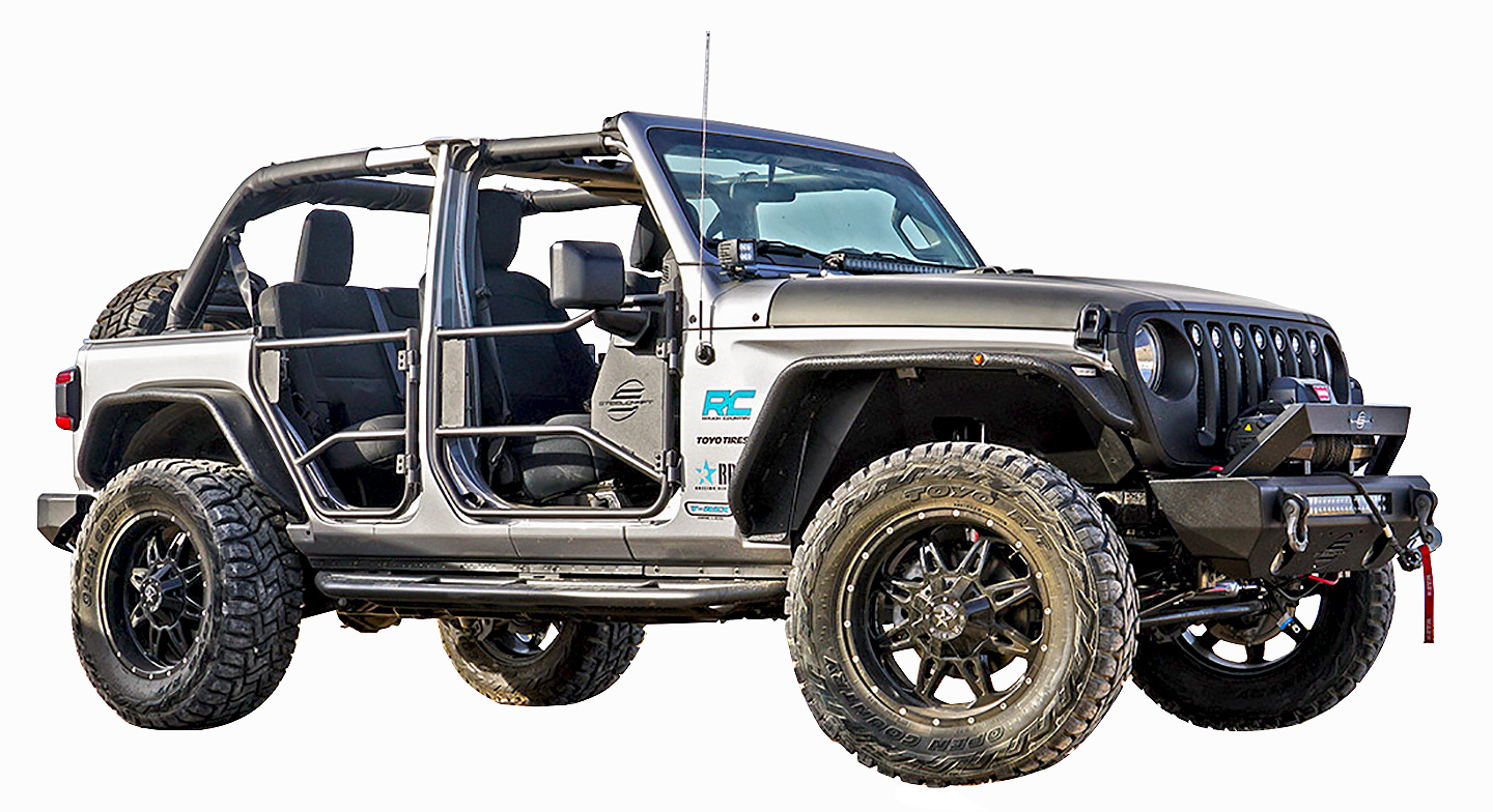 2018-2023 Jeep Wrangler Steelcraft Tubular Jeep Doors - Steelcraft 92230