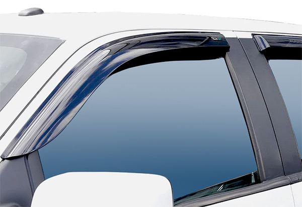 CLIM Art Tape-On Window Deflectors Extra Durable for Toyota RAV4 13-18