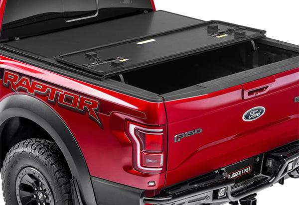 Rugged Premium Hard Folding Tonneau Cover