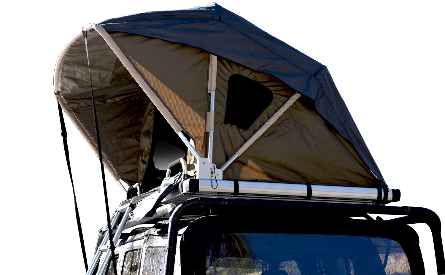 Installing a sales roof top tent