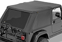 Image is representative of Bestop Trektop NX Replace-A-Top Soft Top.<br/>Due to variations in monitor settings and differences in vehicle models, your specific part number (59720-17) may vary.