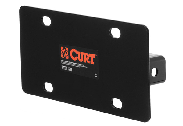 Curt Hitch Mounted License Plate Holder