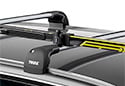 Image is representative of Thule SkiClick Rooftop Ski Rack.<br/>Due to variations in monitor settings and differences in vehicle models, your specific part number (7291) may vary.