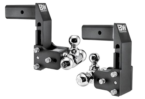 B&W Tow & Stow MultiPro Adjustable Ball Mount