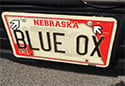 Blue Ox Spring-Loaded License Plate Bracket