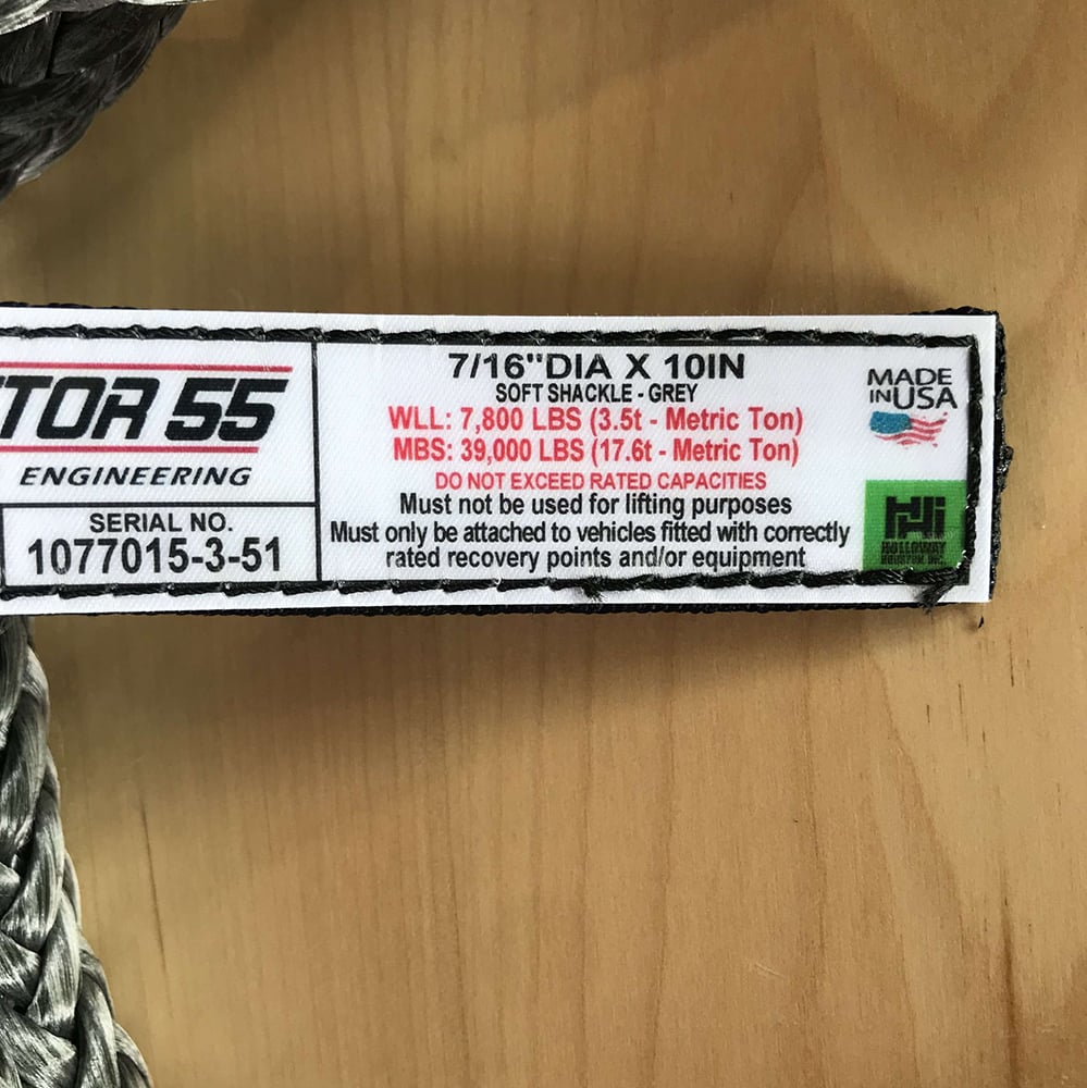 Factor 55 Standard Duty Soft Shackles Read Reviews & FREE SHIPPING!