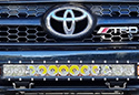 Image is representative of STEDI ST3301 Pro Single Row LED Light Bar.<br/>Due to variations in monitor settings and differences in vehicle models, your specific part number (LED3301-PRO-28L) may vary.