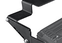 Image is representative of STEDI LED Light Bar Mounting Brackets.<br/>Due to variations in monitor settings and differences in vehicle models, your specific part number (BRKRHINO-RACK) may vary.