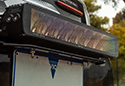 Image is representative of STEDI License Plate LED Light Mounting Bracket.<br/>Due to variations in monitor settings and differences in vehicle models, your specific part number (BRKNMPL-BLK-1) may vary.