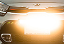 Image is representative of STEDI License Plate LED Light Mounting Bracket.<br/>Due to variations in monitor settings and differences in vehicle models, your specific part number (BRKNMPL-BLK-1) may vary.