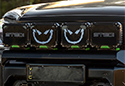 Image is representative of STEDI Quad PRO LED Driving Light Cover.<br/>Due to variations in monitor settings and differences in vehicle models, your specific part number (CVRQUAD-PRO-SMILEY) may vary.
