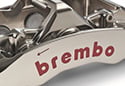 Image is representative of Brembo GT-R Slotted Brake Kit.<br/>Due to variations in monitor settings and differences in vehicle models, your specific part number (1M2.8033AR) may vary.
