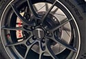 Image is representative of Brembo GT-R Slotted Brake Kit.<br/>Due to variations in monitor settings and differences in vehicle models, your specific part number (1M2.8033AR) may vary.