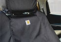 Image is representative of Carhartt Super Dux SeatSaver Custom Seat Covers.<br/>Due to variations in monitor settings and differences in vehicle models, your specific part number (SSC7394COBK) may vary.