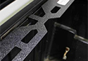 Image is representative of Fishbone Offroad Front Bed Wheel Chock System.<br/>Due to variations in monitor settings and differences in vehicle models, your specific part number (FB21294) may vary.