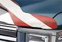 Image is representative of Husky Liners American Flag Hood Protector.<br/>Due to variations in monitor settings and differences in vehicle models, your specific part number (2818033) may vary.