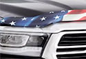 Image is representative of Husky Liners American Flag Hood Protector.<br/>Due to variations in monitor settings and differences in vehicle models, your specific part number (2818033) may vary.