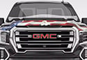 Image is representative of Husky Liners American Flag Hood Protector.<br/>Due to variations in monitor settings and differences in vehicle models, your specific part number (2818033) may vary.