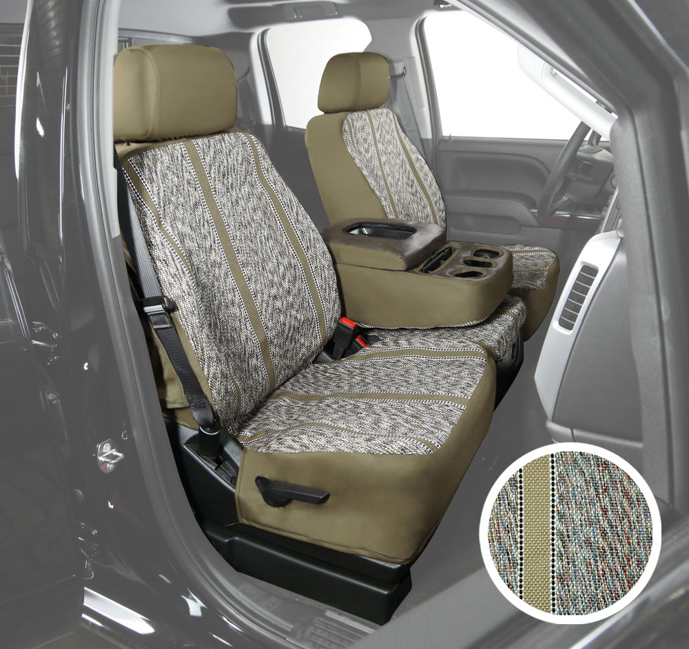 PU Leather Saddle Blanket Seat Cover For Dodge Ram W150 W250 Full-Size Truck Bench Seat (No Headrest)