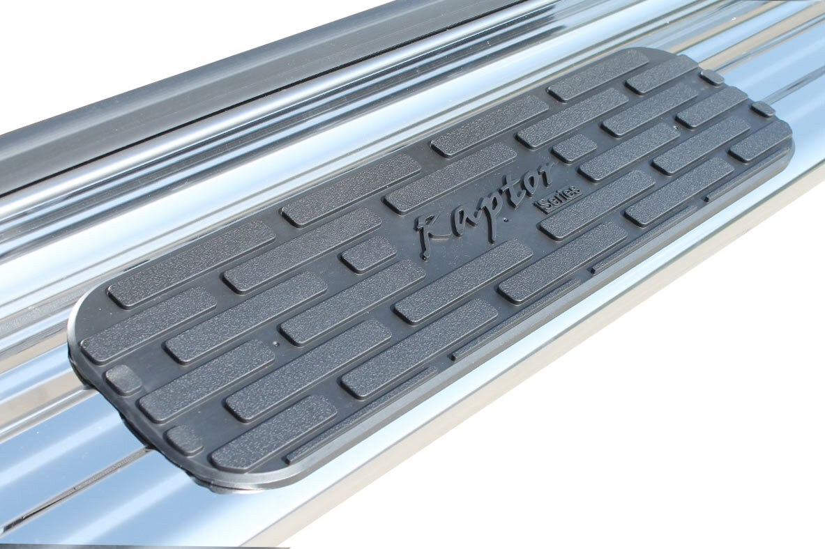 Raptor SSR Running Boards, Raptor Stainless Steel Running Boards