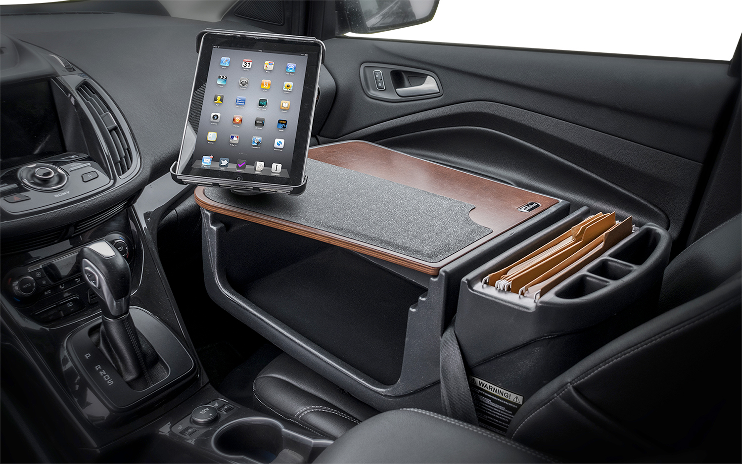 AutoExec GripMaster with Tablet Mount Car Desk iPad Holder