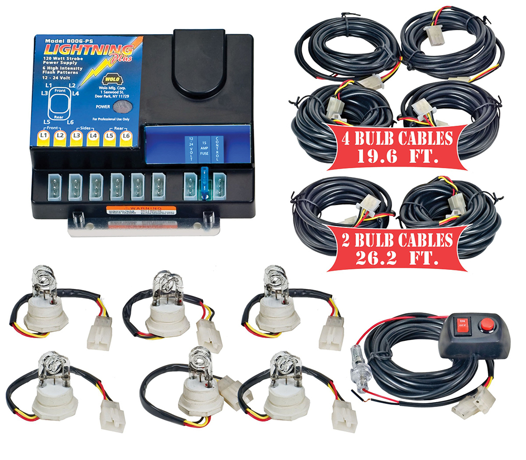 Wolo Lightning XL Strobe Light Kit AutoAccessoriesGarage