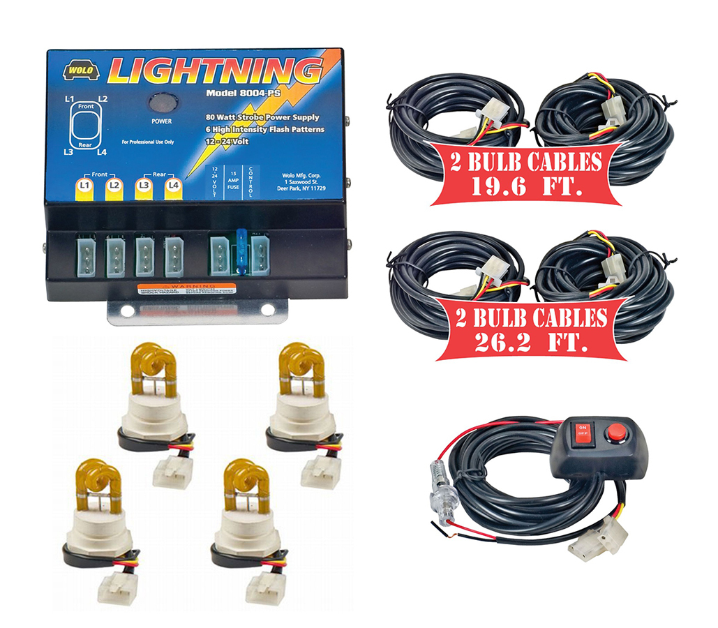 Wolo Lightning XL Strobe Light Kit AutoAccessoriesGarage