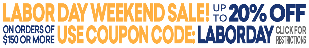 Labor Day Weekend Savings!