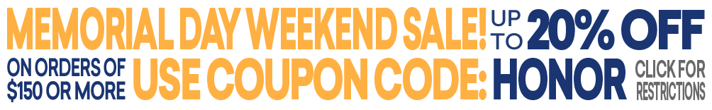 Memorial Day Weekend Savings!