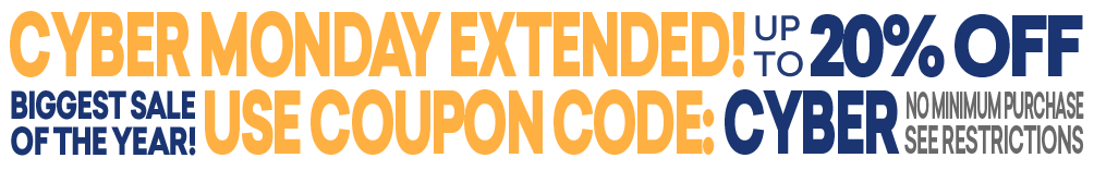 Cyber Monday Savings Extended!