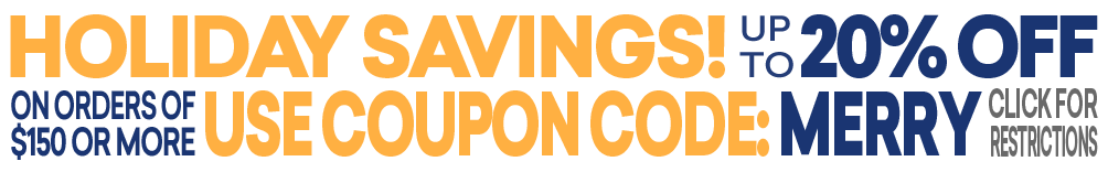 Holiday Savings!