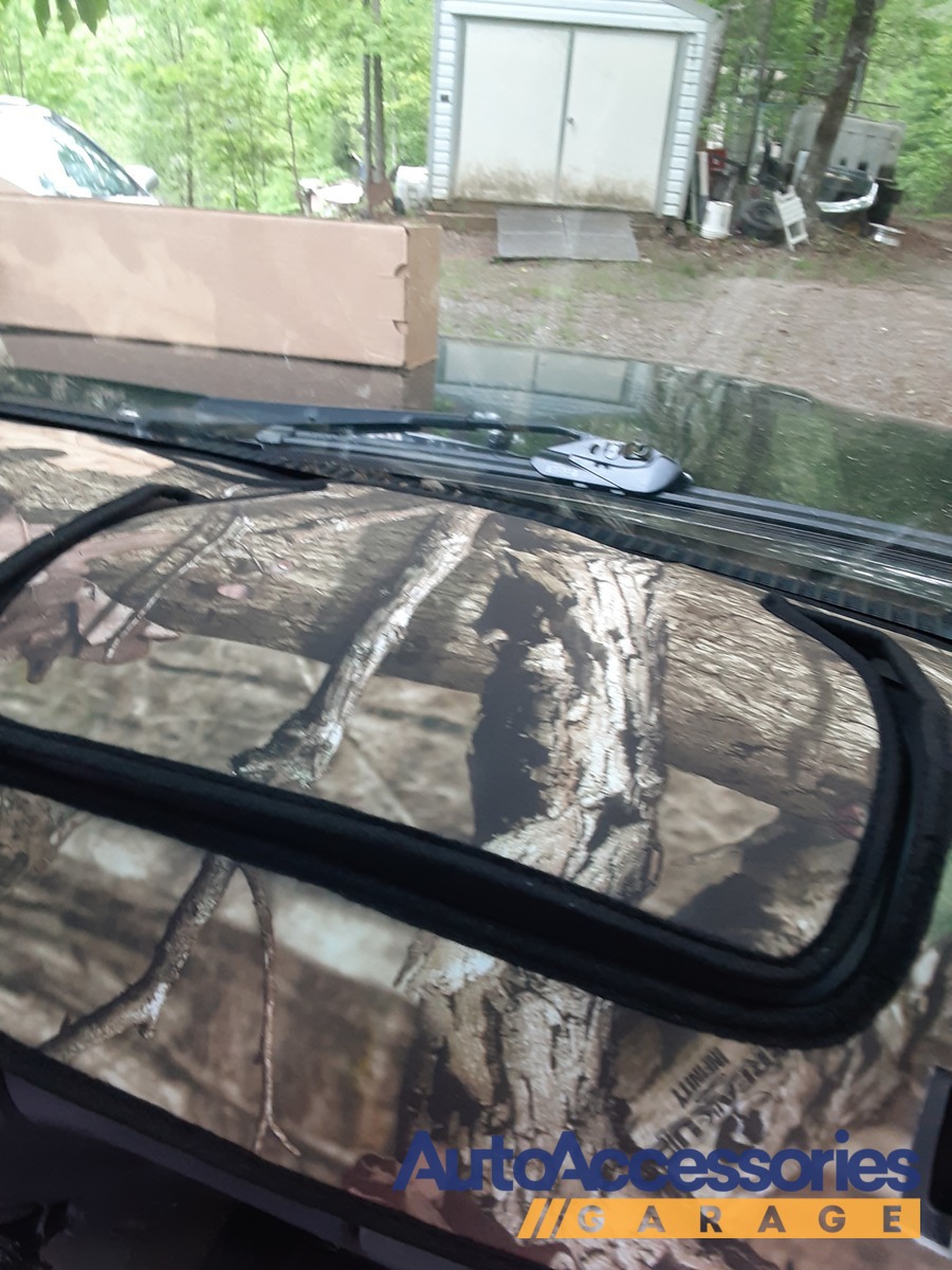 Coverking Mossy Oak Camo Velour Dashboard Cover photo by Jeffrey B