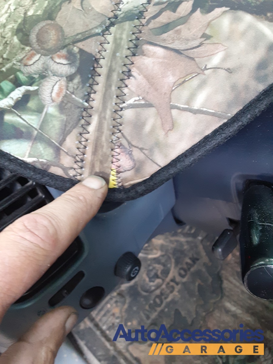 Coverking Mossy Oak Camo Velour Dashboard Cover photo by Jeffrey B