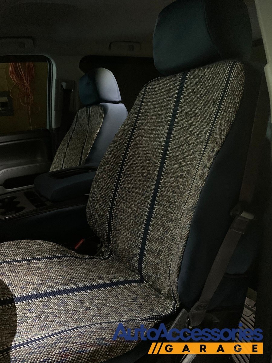 VW Ford Plymouth Saddleman A 02925-14 Gray Saddle Blanket Custom Seat Cover Fits