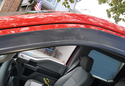 AVS Matte Black Seamless Window Deflectors