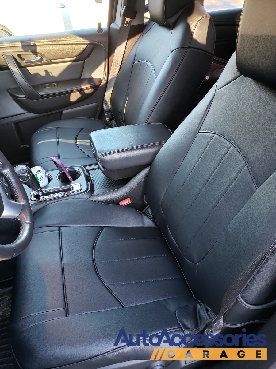 thumbnail interactive-video image 1 of Coverking Custom Leatherette Seat Covers For Front Row - 12 Colors, Waterproof, UV-Resistant 1 of 6