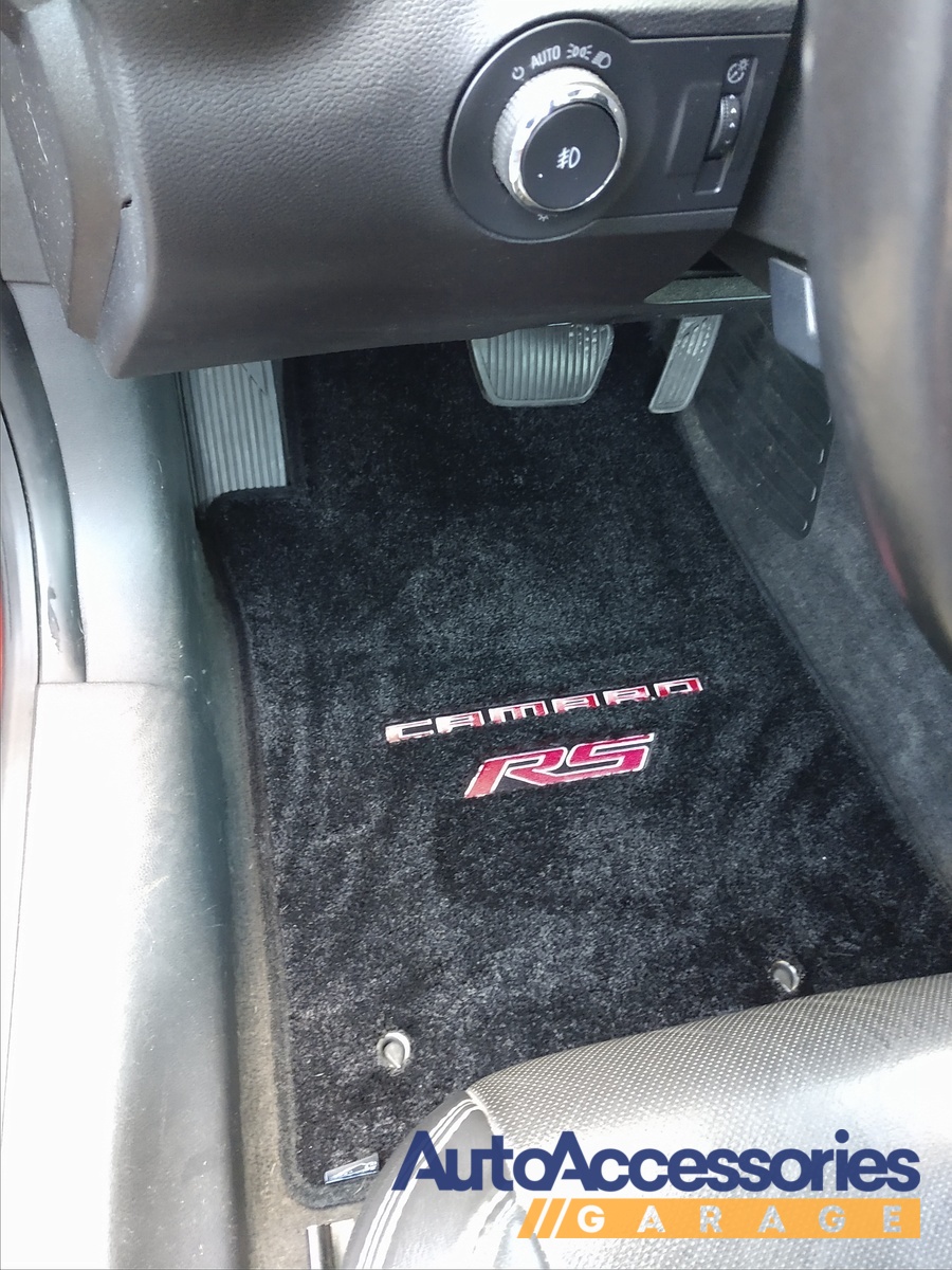 Coverking Custom Fit Front Floor Mats for Select Chevrolet El Camino Models Black Nylon Carpet